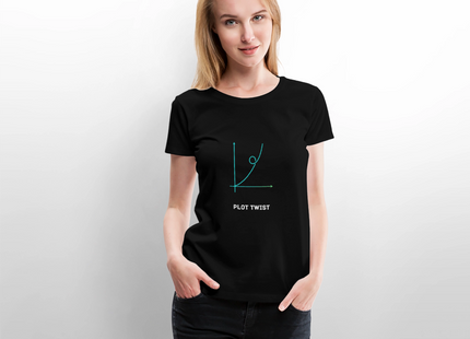 Plot Twist - Frauen T-Shirt - Schwarz