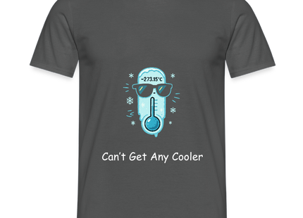 Absolute Zero — Can’t Get Any Cooler - Männer T-Shirt - Anthrazit