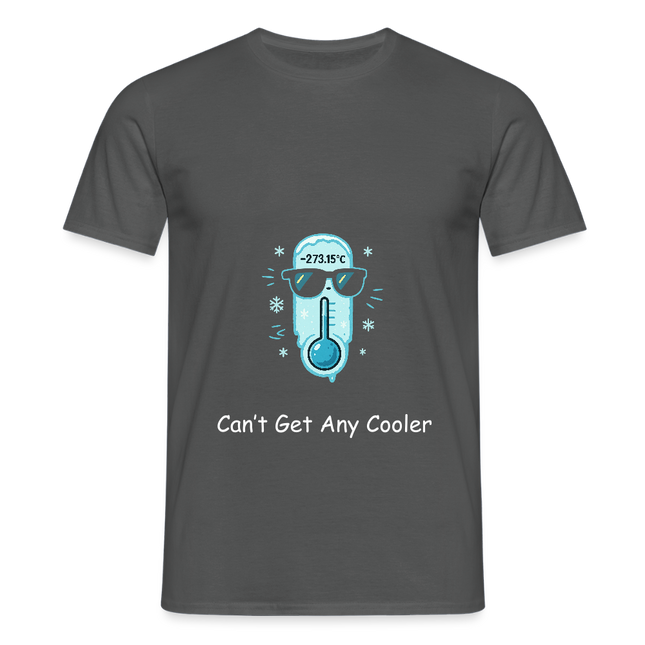 Absolute Zero — Can’t Get Any Cooler - Männer T-Shirt - Anthrazit