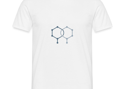 Isomer Shift – Verschiebung in perfekter Balance - Männer T-Shirt - Weiß