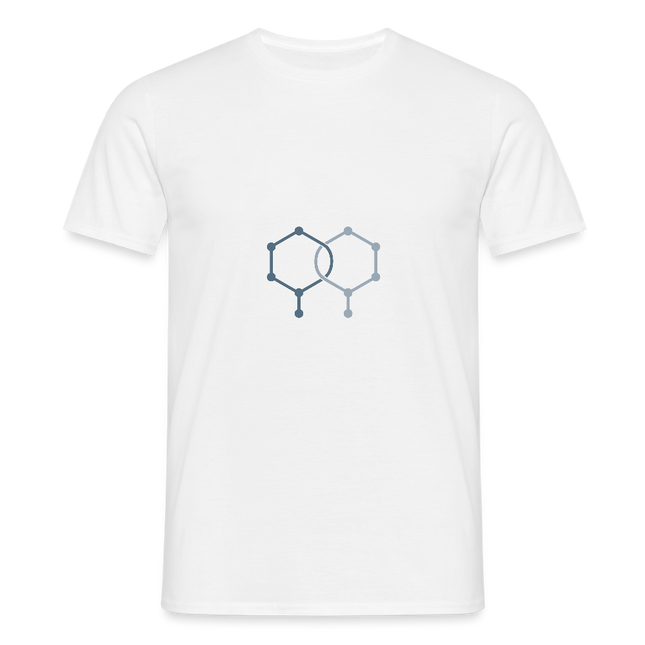 Isomer Shift – Verschiebung in perfekter Balance - Männer T-Shirt - Weiß