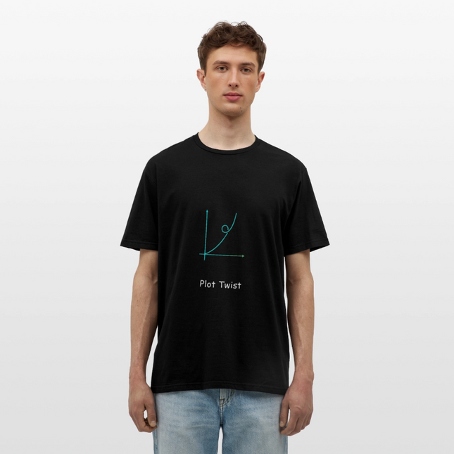 Plot Twist - Männer T-Shirt - Schwarz
