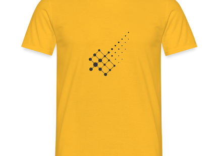 Diffusion Geometry – Die stille Bewegung der Materie - Männer T-Shirt - Gelb