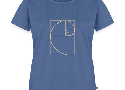 Golden Ratio / Goldener Schnitt - Frauen T-Shirt - Taubenblau