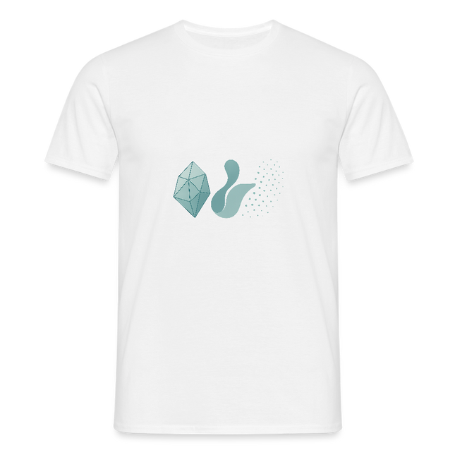 Phase Transition – Zwischen Ordnung und Wandel - Männer T-Shirt - Weiß