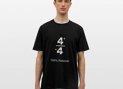 100% Rational - Männer T-Shirt - Schwarz
