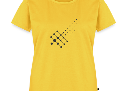Diffusion Geometry – Die stille Bewegung der Materie - Frauen T-Shirt - Gelb