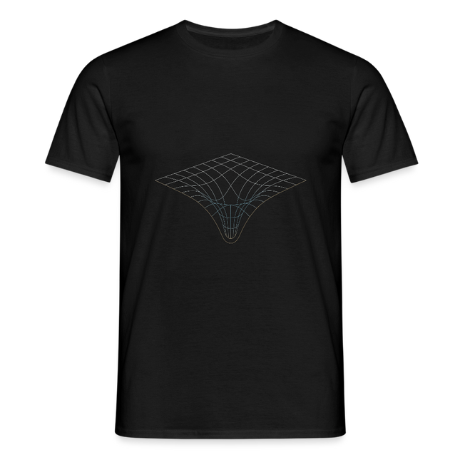 Relativity Geometry – Raumzeitkrümmung zum Anziehen - Männer T-Shirt - Schwarz