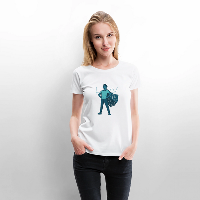 Mathe ist mein Superhelden-Modus - Frauen T-Shirt - Weiß