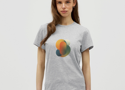 Color of Chemistry – Die Pigmente der Wissenschaft - Frauen Premium T-Shirt - Grau meliert