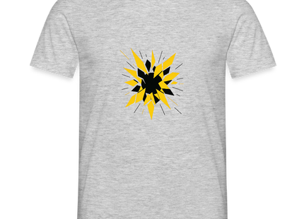 Radioactive Fragmentation – Ordnung im Zerfall - Männer T-Shirt - Grau meliert