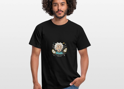 Physics — It’s All Relative – Einsteins Humor zum Anziehen - Männer T-Shirt - Schwarz