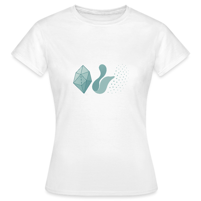Phase Transition – Zwischen Ordnung und Wandel - Frauen T-Shirt - Weiß