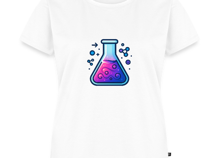 This is a solution – Chemie kann so einfach sein - Frauen T-Shirt - Weiß