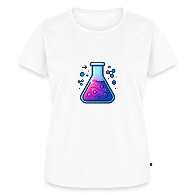 This is a solution – Chemie kann so einfach sein - Frauen T-Shirt - Weiß