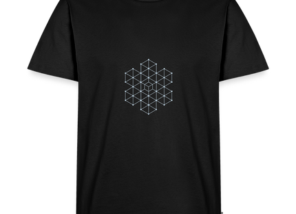Crystalline Lattice – Struktur in vollendeter Ruhe - Männer T-Shirt - Schwarz
