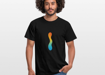 pH Gradient – Farbe als chemische Wahrheit - Männer T-Shirt - Schwarz