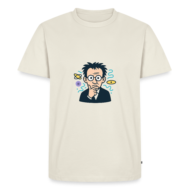 I Am Uncertain (Heisenberg Edition) - Männer T-Shirt - Naturweiß