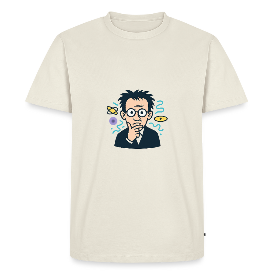 I Am Uncertain (Heisenberg Edition) - Männer T-Shirt - Naturweiß