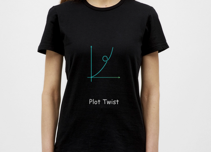 Plot Twist - Frauen T-Shirt - Schwarz