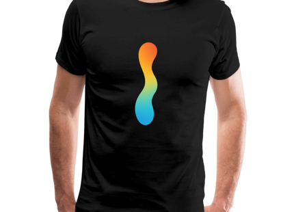 pH Gradient – Farbe als chemische Wahrheit - Männer Premium T-Shirt - Schwarz