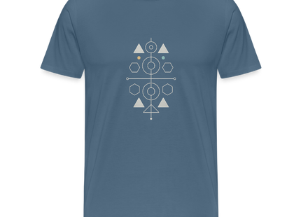 Symmetry is Everything - Männer Premium T-Shirt - Blaugrau