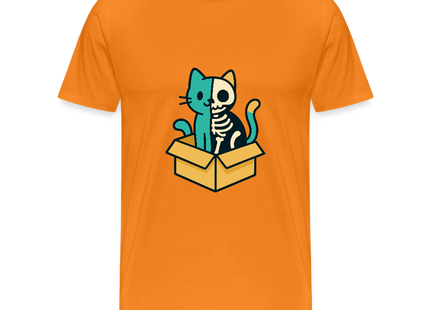 Schrödinger's Katze - Männer Premium T-Shirt - Orange