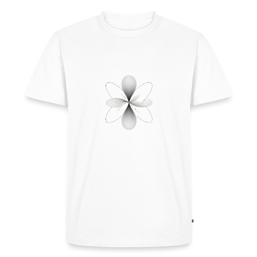 Electron Probability Field – Wo Teilchen nur Möglichkeit sind - Männer T-Shirt - Weiß