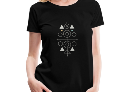 Symmetry is Everything - Frauen Premium T-Shirt - Schwarz