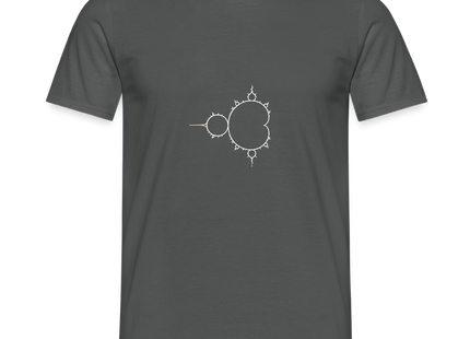 Beautiful Chaos – Mandelbrot Set - Männer T-Shirt - Anthrazit