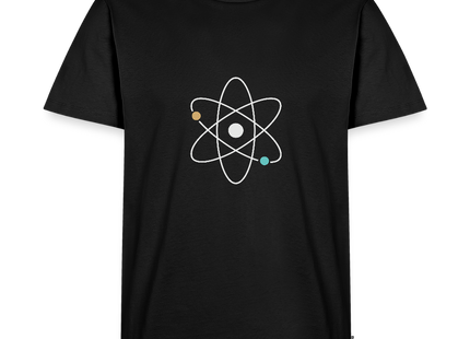 Atom Geometry – Die Ästhetik der kleinsten Bausteine - Männer T-Shirt - Schwarz