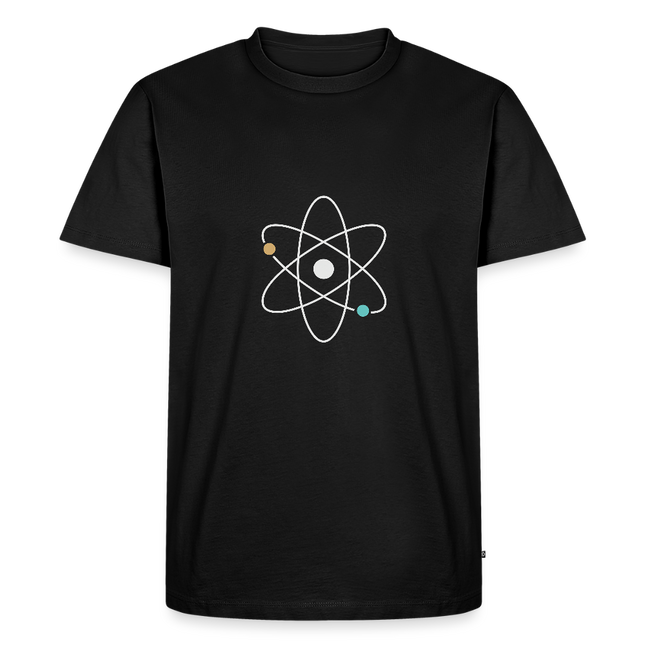 Atom Geometry – Die Ästhetik der kleinsten Bausteine - Männer T-Shirt - Schwarz