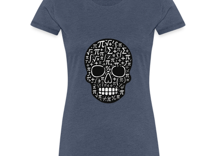 Math Kills - Frauen Premium T-Shirt - Blau meliert