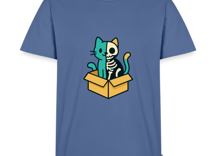 Schrödinger's Katze - Männer T-Shirt - Taubenblau
