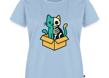 Schrödinger’s Katze - Frauen T-Shirt - Hellblau