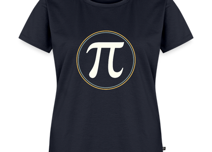 π in Circle – Die Eleganz der Konstanten - Frauen T-Shirt - Navy