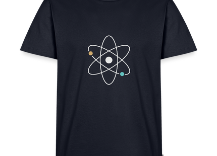 Atom Geometry – Die Ästhetik der kleinsten Bausteine - Männer T-Shirt - Navy