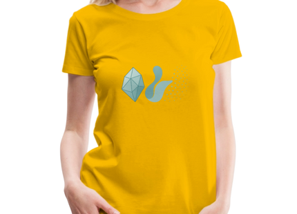 Phase Transition – Zwischen Ordnung und Wandel - Frauen Premium T-Shirt - Sonnengelb