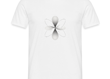 Electron Probability Field – Wo Teilchen nur Möglichkeit sind - Männer T-Shirt - Weiß