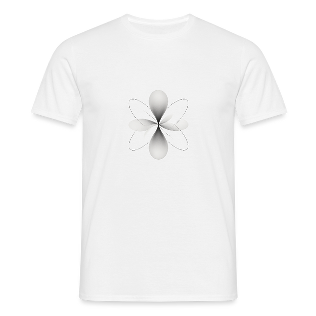 Electron Probability Field – Wo Teilchen nur Möglichkeit sind - Männer T-Shirt - Weiß