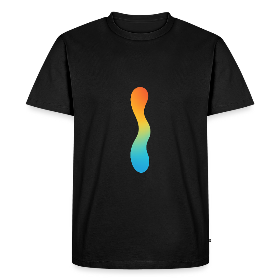 pH Gradient – Farbe als chemische Wahrheit - Männer T-Shirt - Schwarz