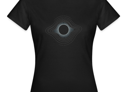 Event Horizon Minimal – Das perfekte Schwarzloch in stilvoller Form - Frauen T-Shirt - Schwarz