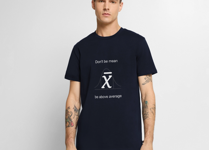 Be above average - Männer T-Shirt - Navy