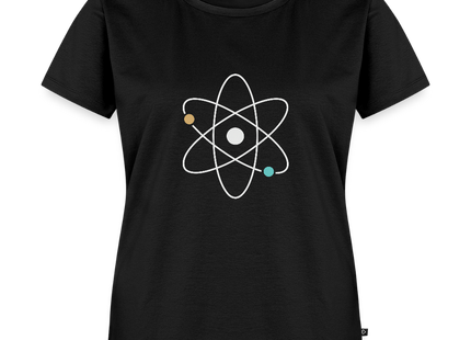 Atom Geometry – Die Ästhetik der kleinsten Bausteine - Frauen T-Shirt - Schwarz