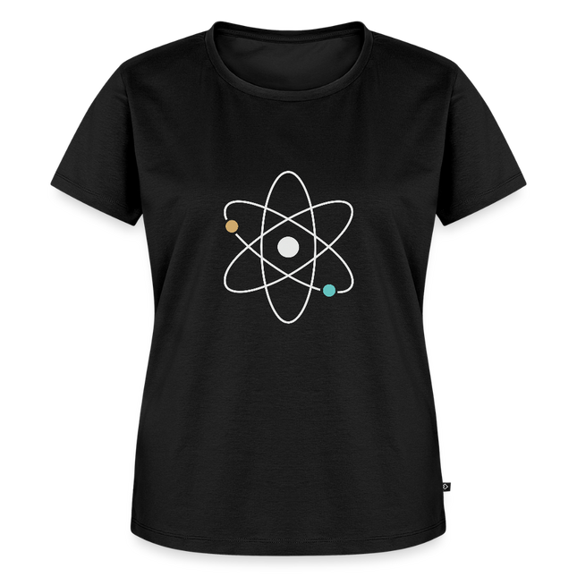 Atom Geometry – Die Ästhetik der kleinsten Bausteine - Frauen T-Shirt - Schwarz