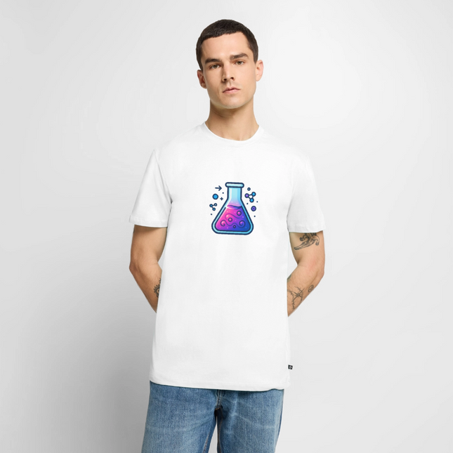 This is a solution – Chemie kann so einfach sein - Männer T-Shirt - Weiß