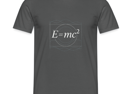 E = mc² – Die berühmteste Formel der Welt - Männer T-Shirt - Anthrazit