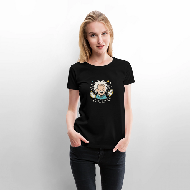 Physics — It’s All Relative – Einsteins Humor zum Anziehen - Frauen T-Shirt - Schwarz