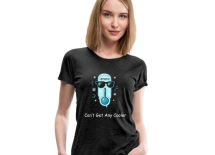 Absolute Zero — Can’t Get Any Cooler - Frauen Premium T-Shirt - Anthrazit