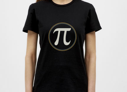 π in Circle – Die Eleganz der Konstanten - Frauen T-Shirt - Schwarz